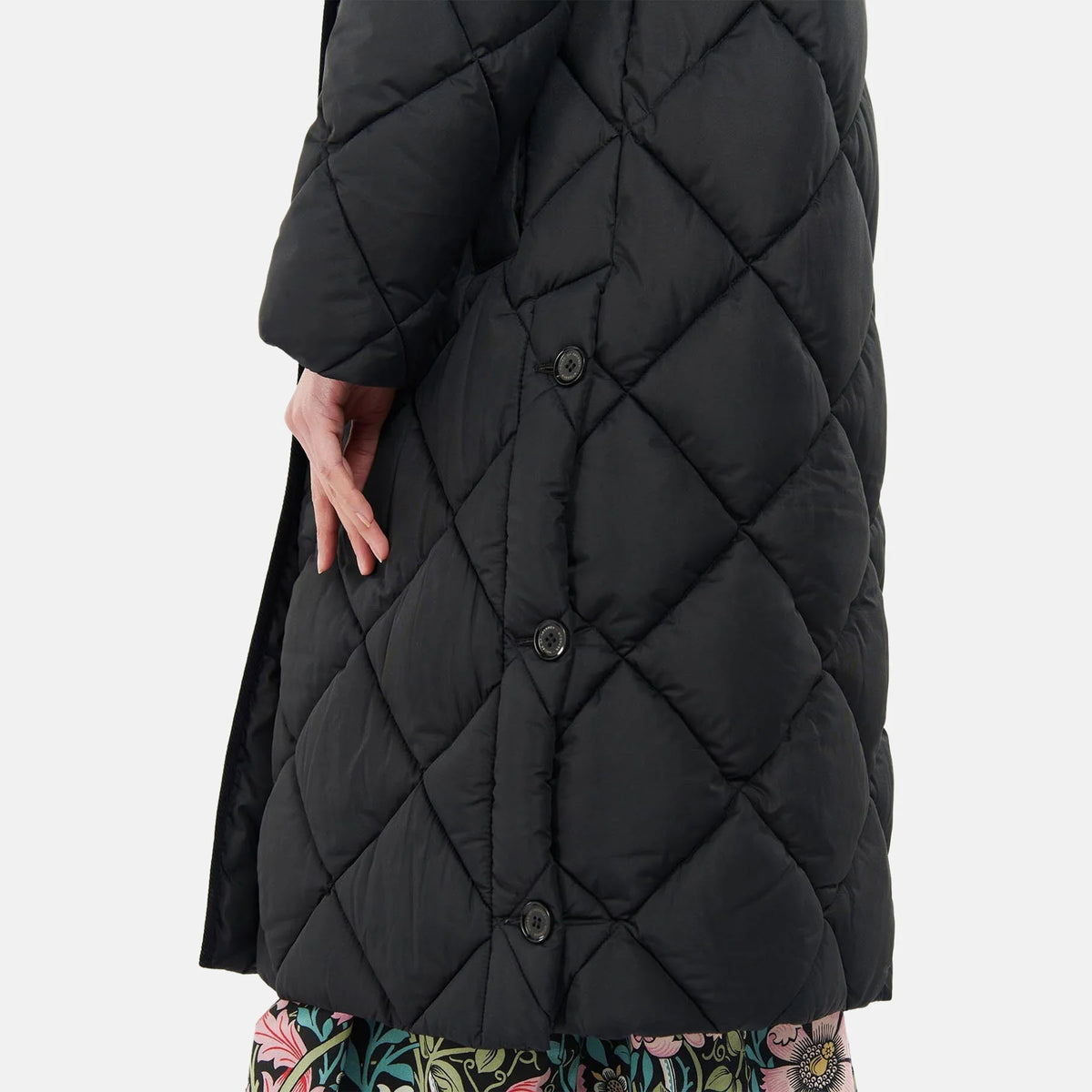 Valette Quilted Jacket - BLACK CROMPTON ONYX