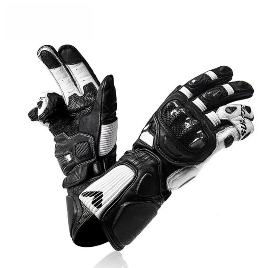 CE2 3K Carbon Fiber Leather Protective Racing Gloves - G09