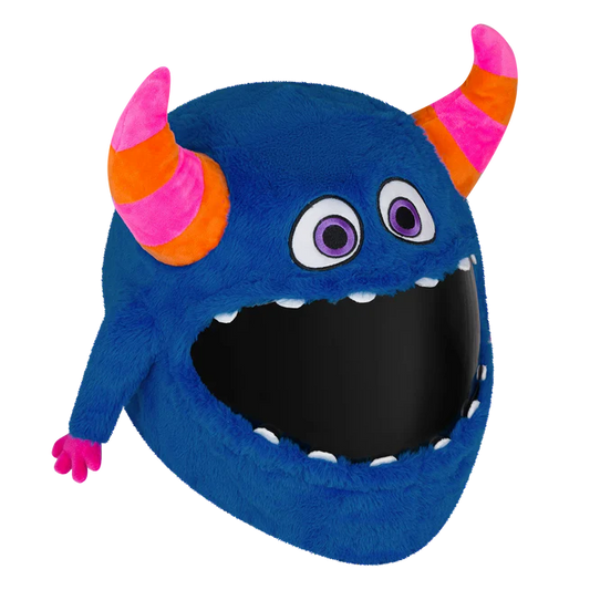 Motorcycle Helmet Cover - Horned Monster
