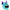 Motorcycle Helmet Cover - Crazy Blue Monster