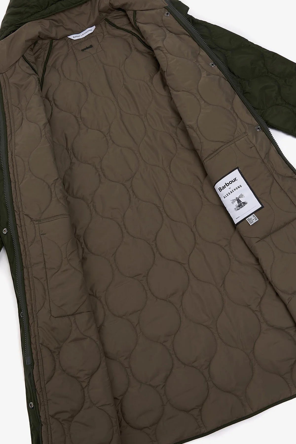 Nevis Quilt Jacket by ALEXACHUNG - SAGE HARLEY GREEN
