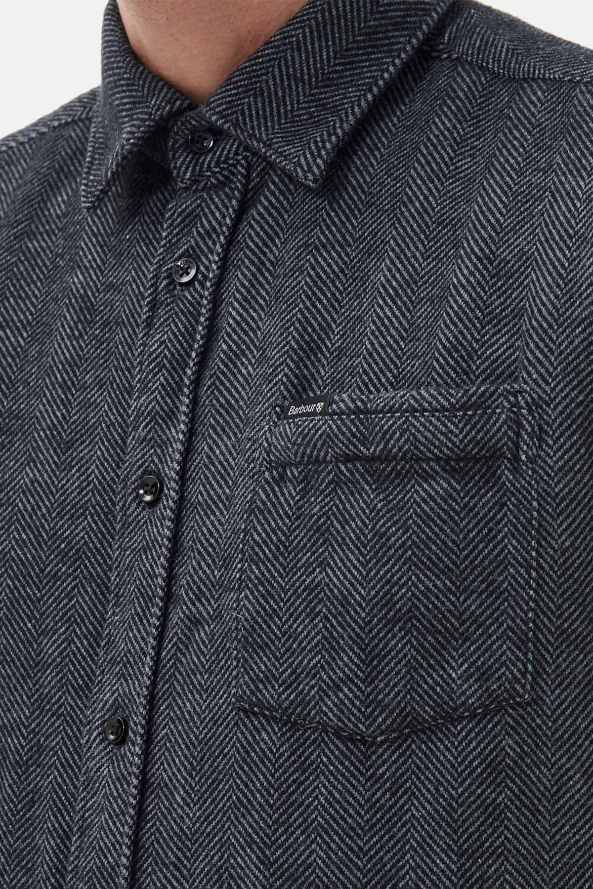Robertson Tailored Shirt - GREY MARL