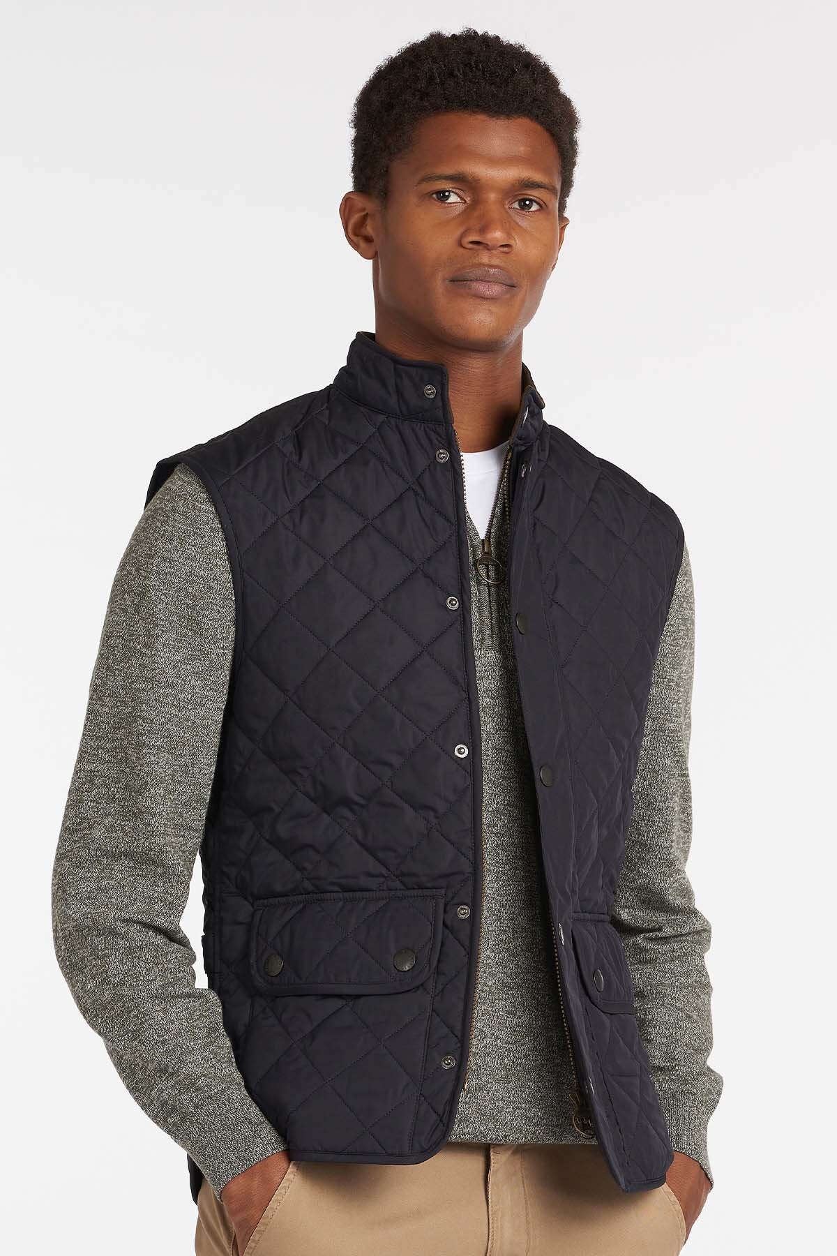 Classic Gilet with zip - NAVY