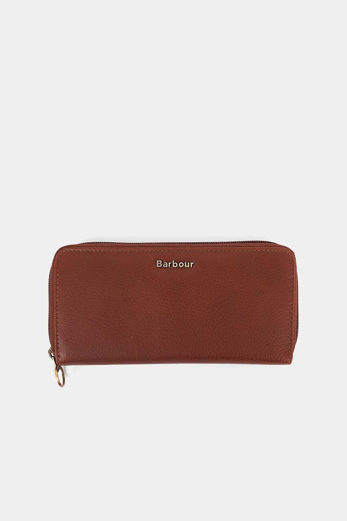 Laire Leather Matinee Purse - BROWN
