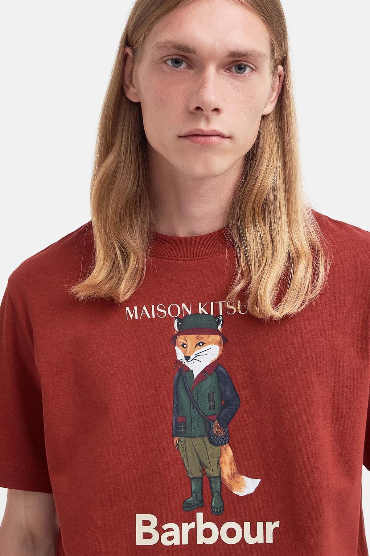 Beaufort Fox T-Shirt - BURNT HENNA
