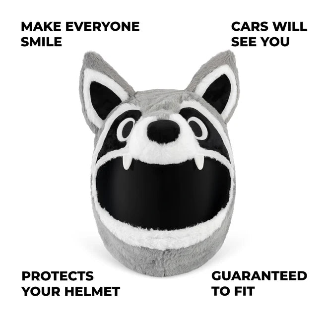 Motorcycle Helmet Cover - Raccoon