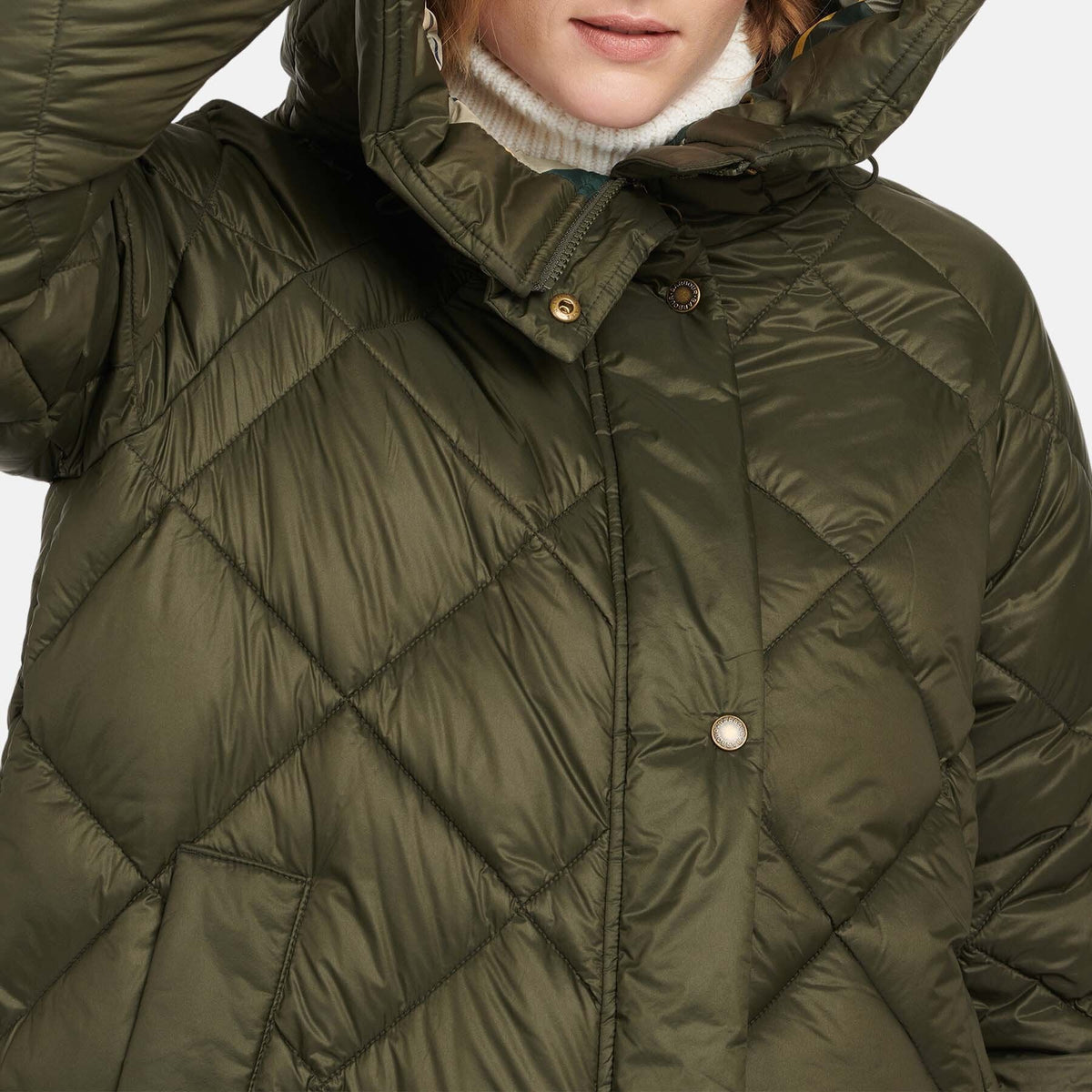 Sandyford Quilt Jacket - SAGE/DRESS