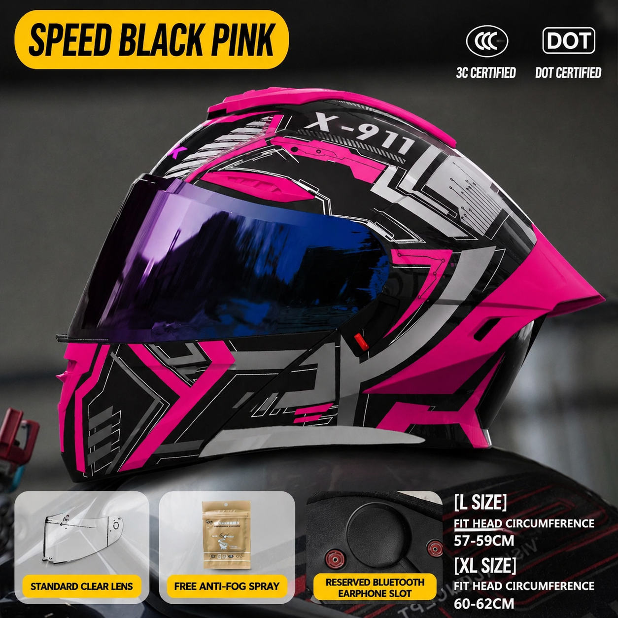 Speed Flip Up Motorcycle Helmet-H35