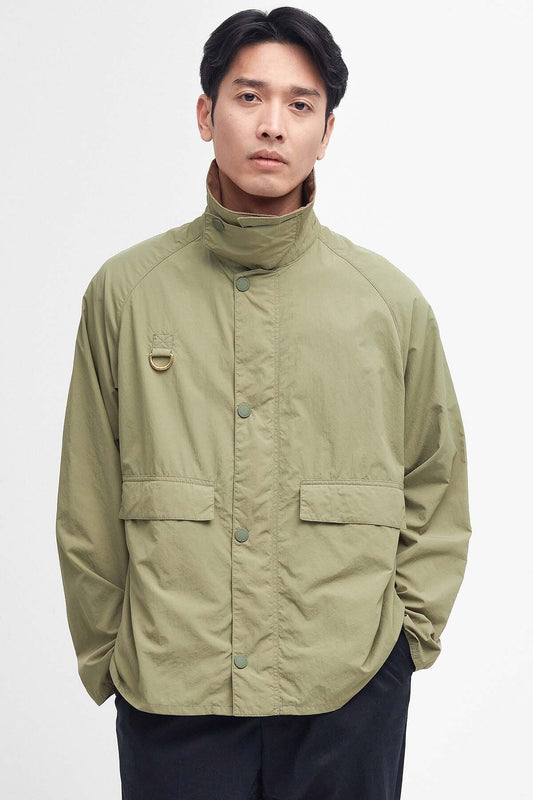 Oversized Spey Showerproof Jacket - BLEACHED OLIVE