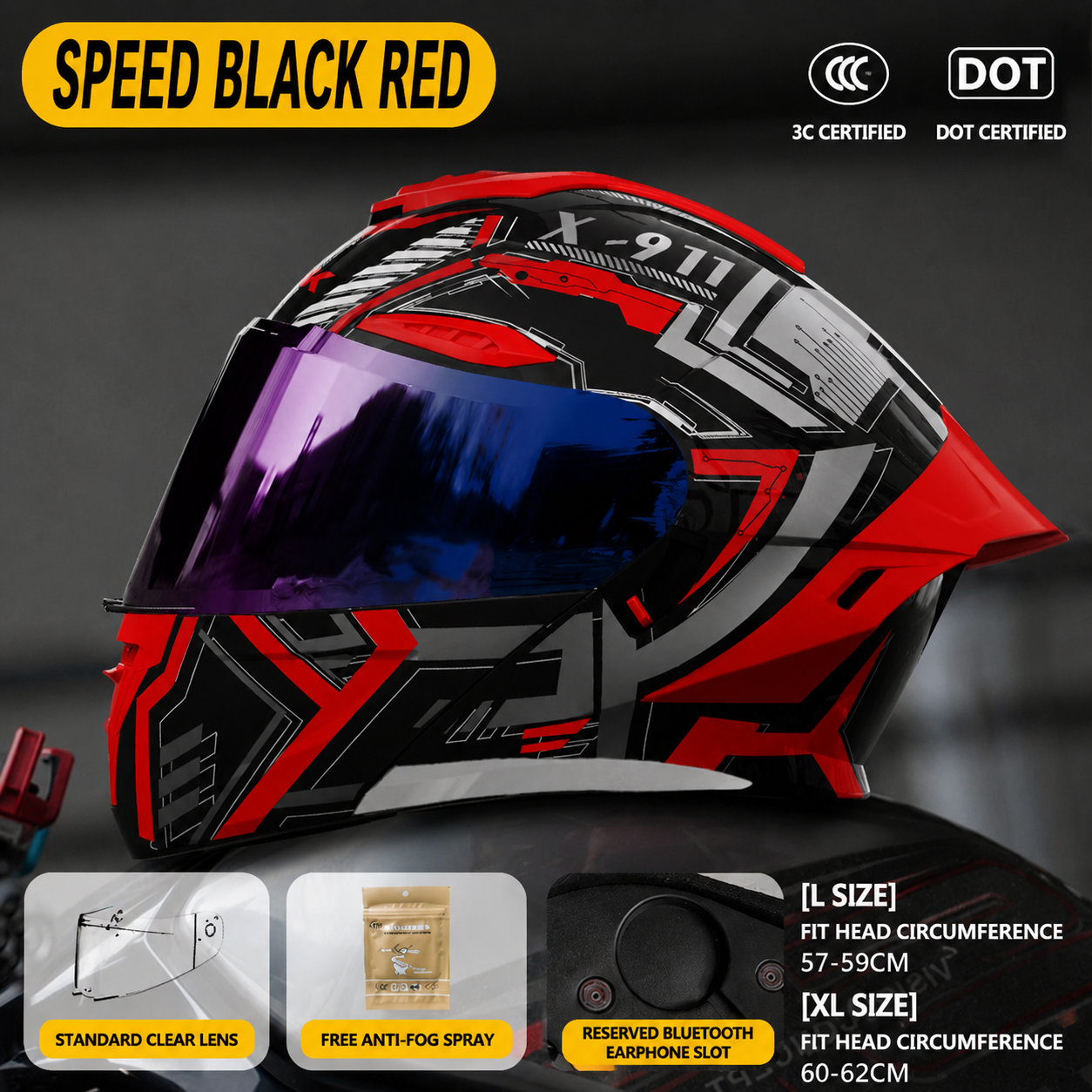 Speed Flip Up Motorcycle Helmet-H35