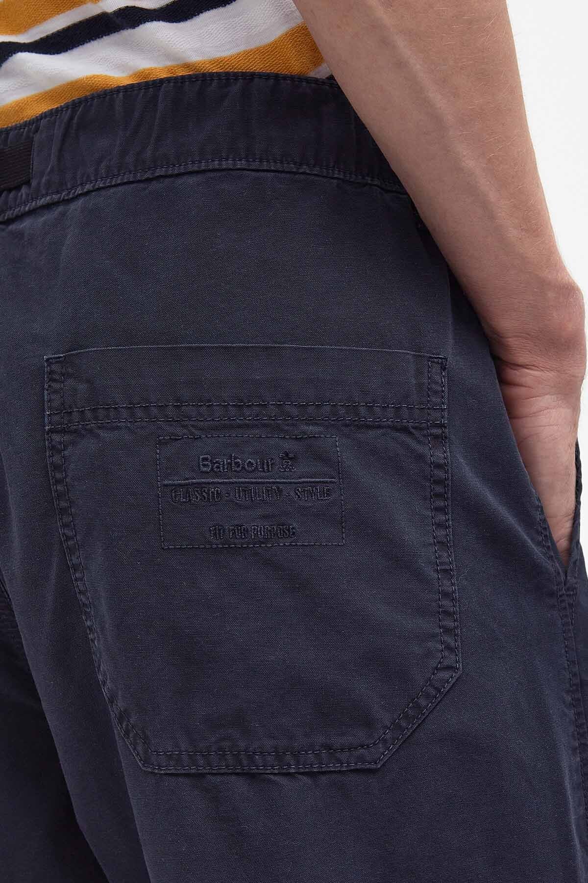 Grindle Straight-Leg Trousers - NAVY