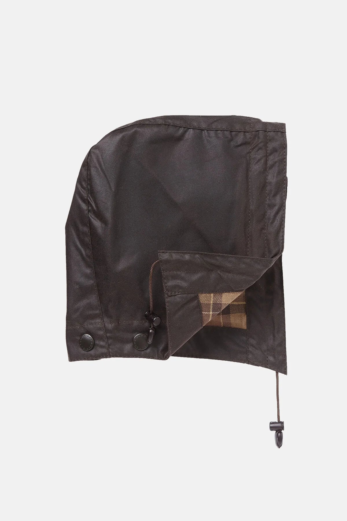 Waxed Cotton Hood - RUSTIC