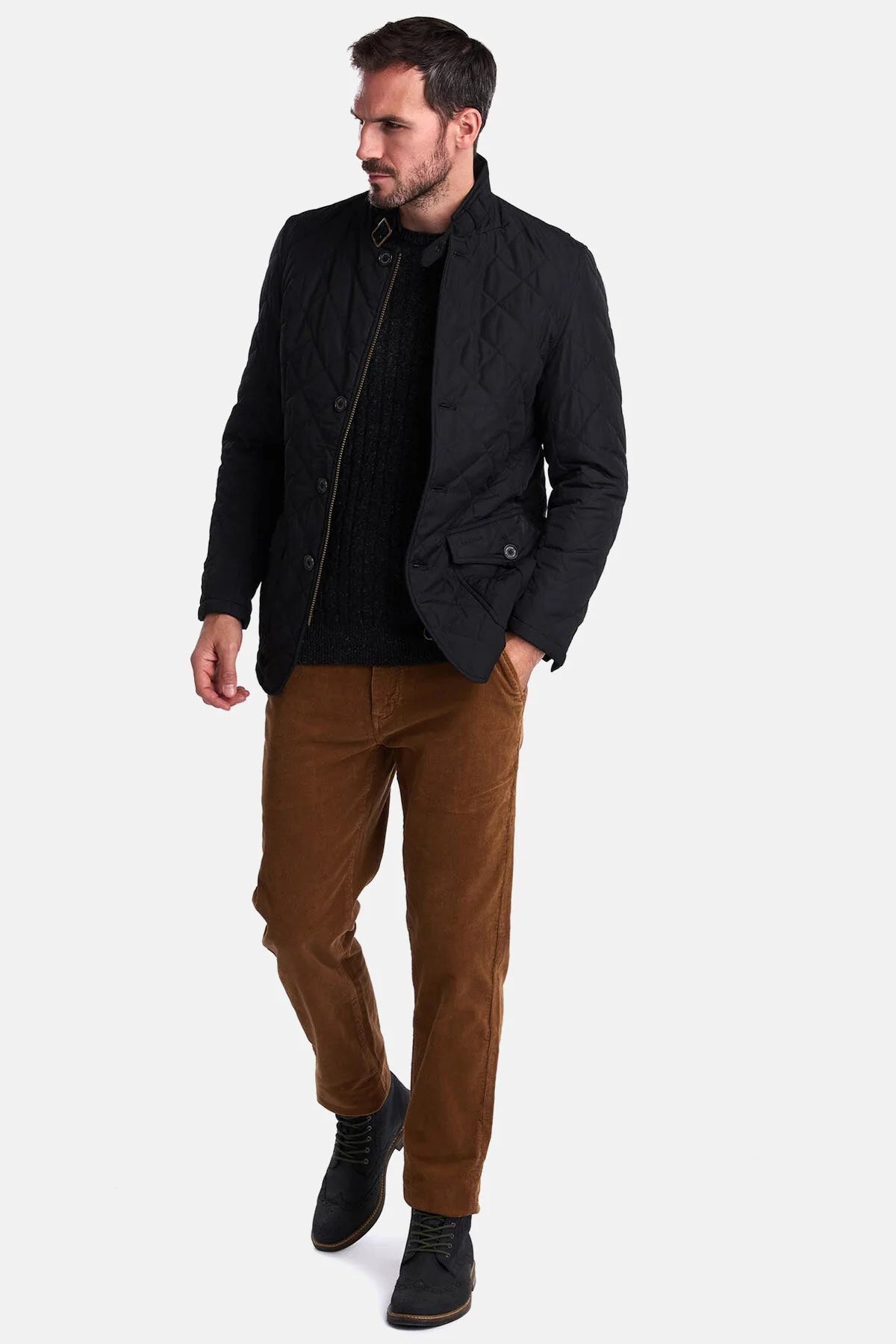 Neuston Stretch Cord Trouser - DK HONEY