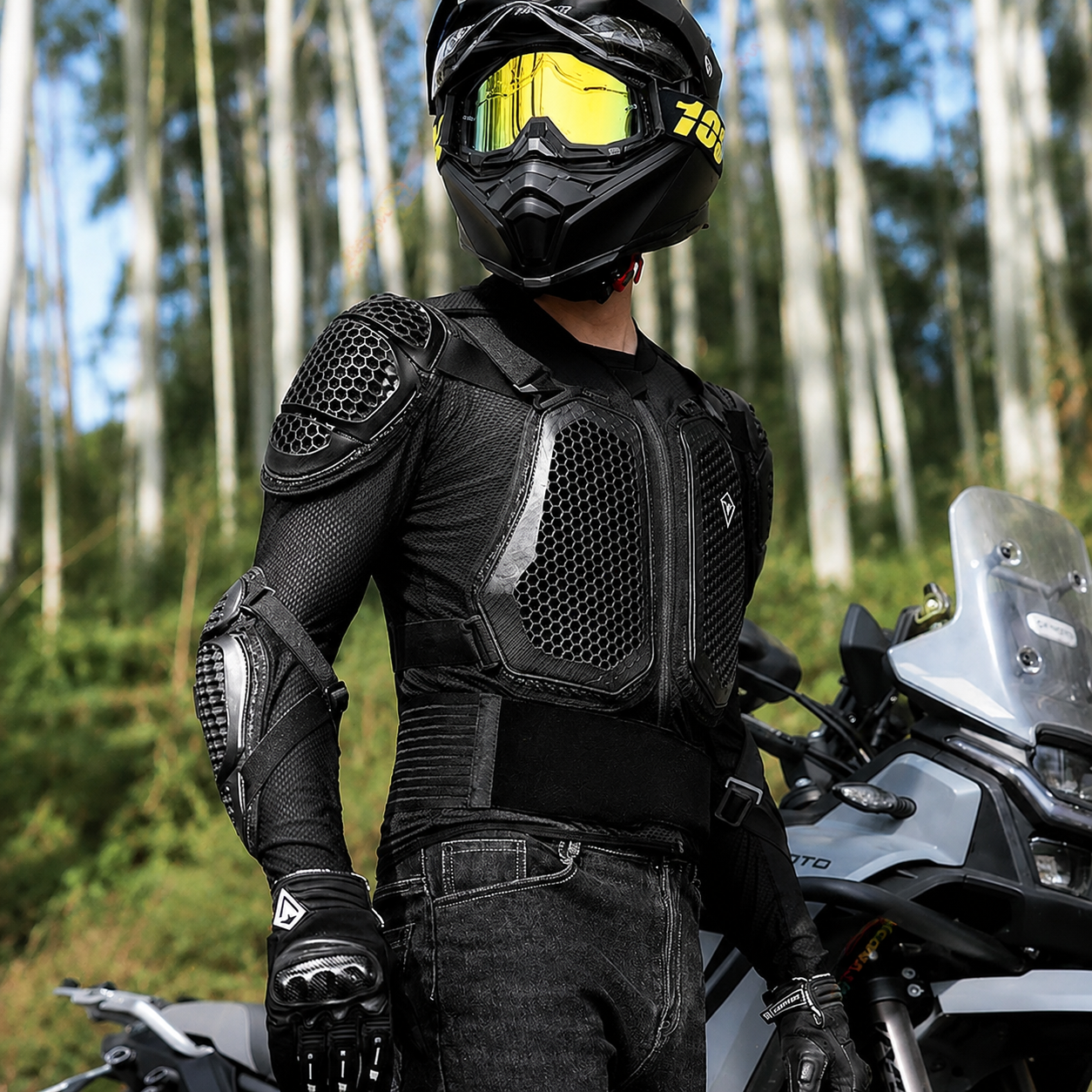 CE Level 2 Breathable Off-Road Motorcycle Armor - A11