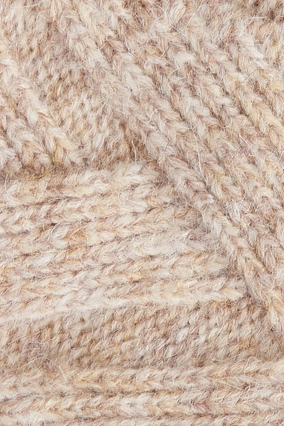 Dace Cable Knit Gloves - SAND BEIGE