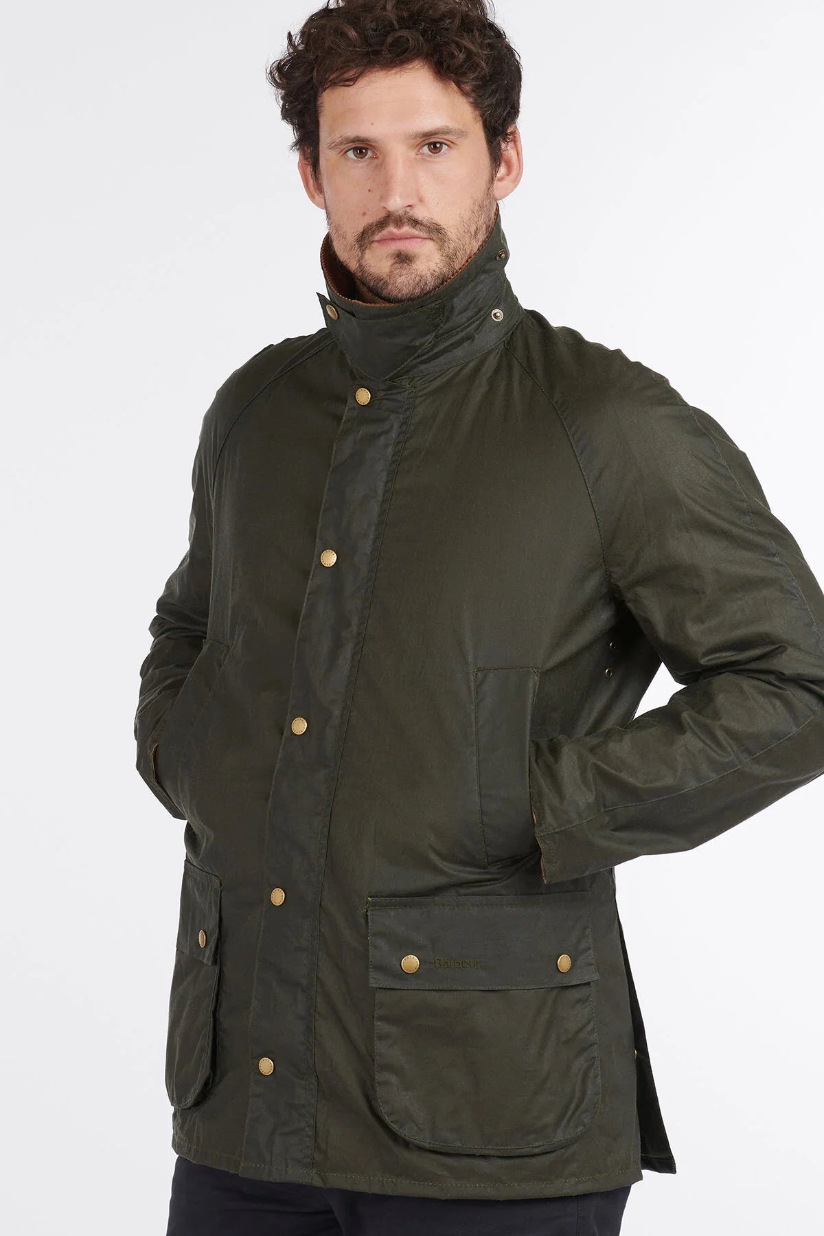 Lightweight Ashby Wax Jacket - ARCHIVE OLIVE