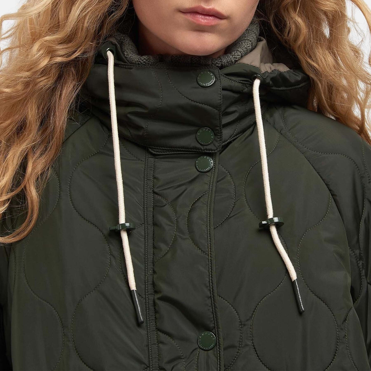 Nevis Quilt Jacket by ALEXACHUNG - SAGE HARLEY GREEN