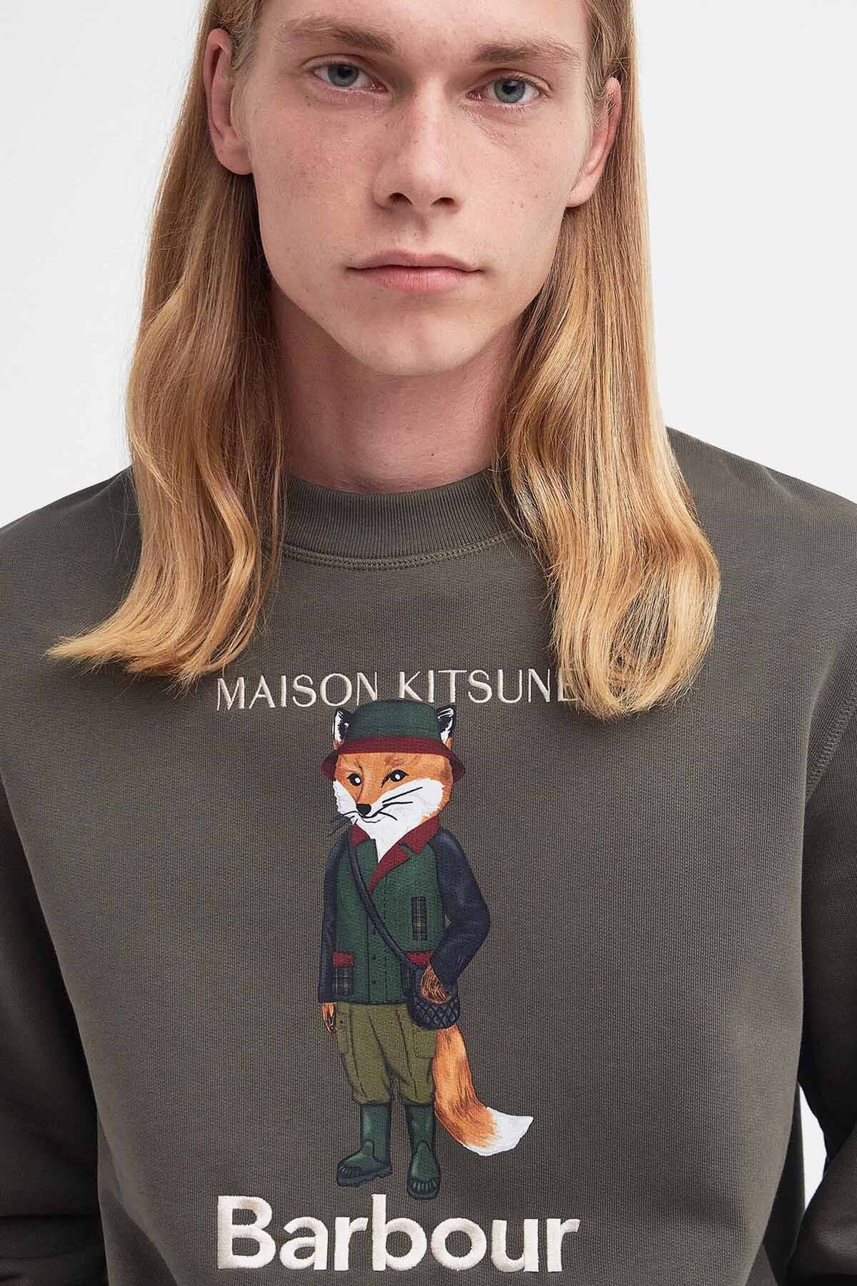 Beaufort Fox Sweatshirt - UNIFORM GREEN