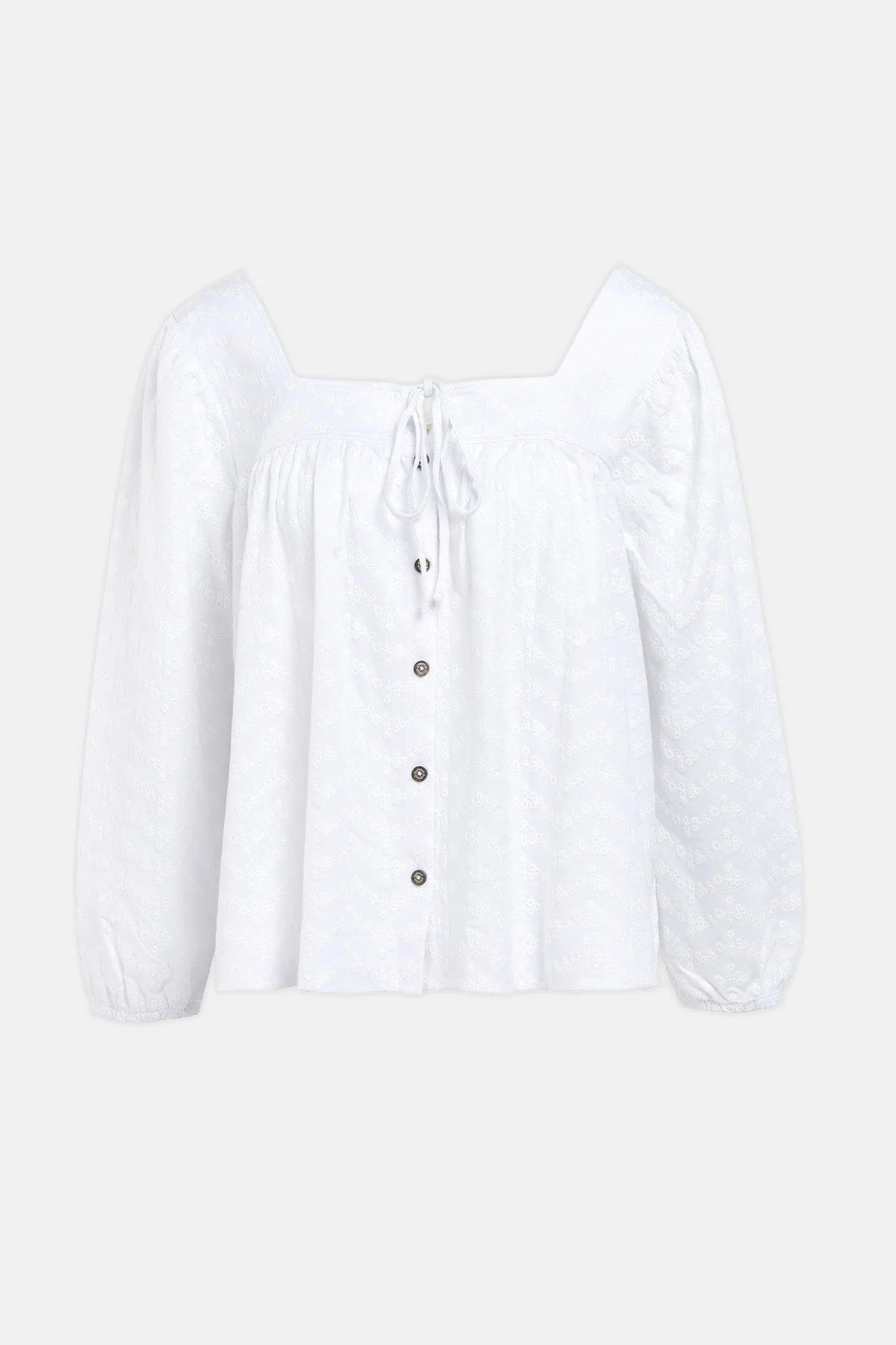 Delphinium top - WHITE