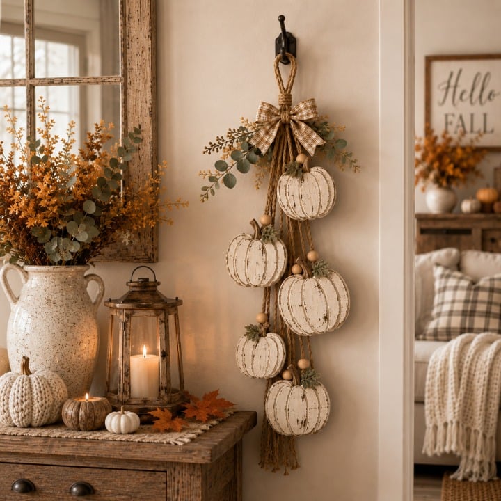 🍂🤎Hanging Heart Wall Decor