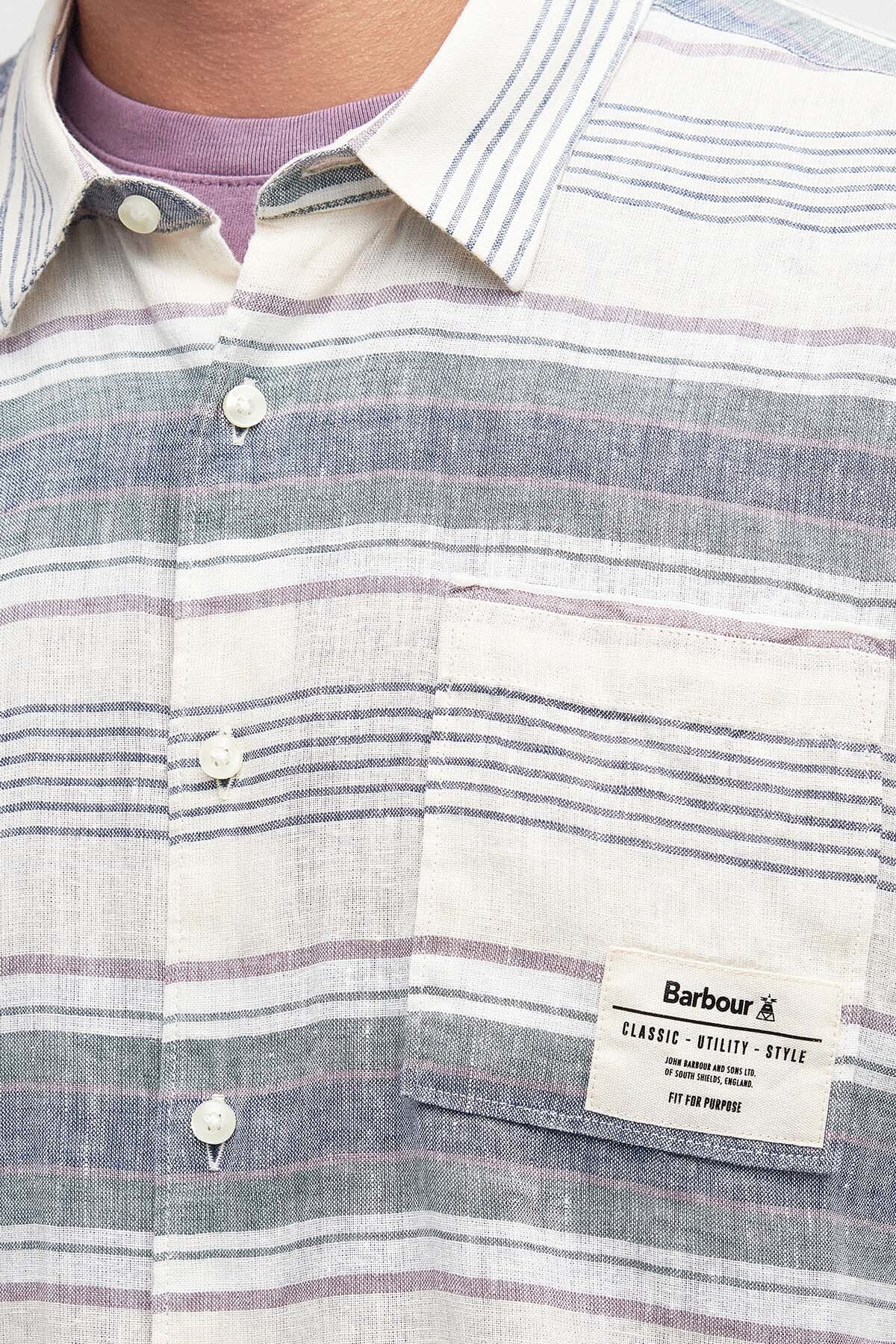 Crimwell Striped Shirt - WHISPER WHITE