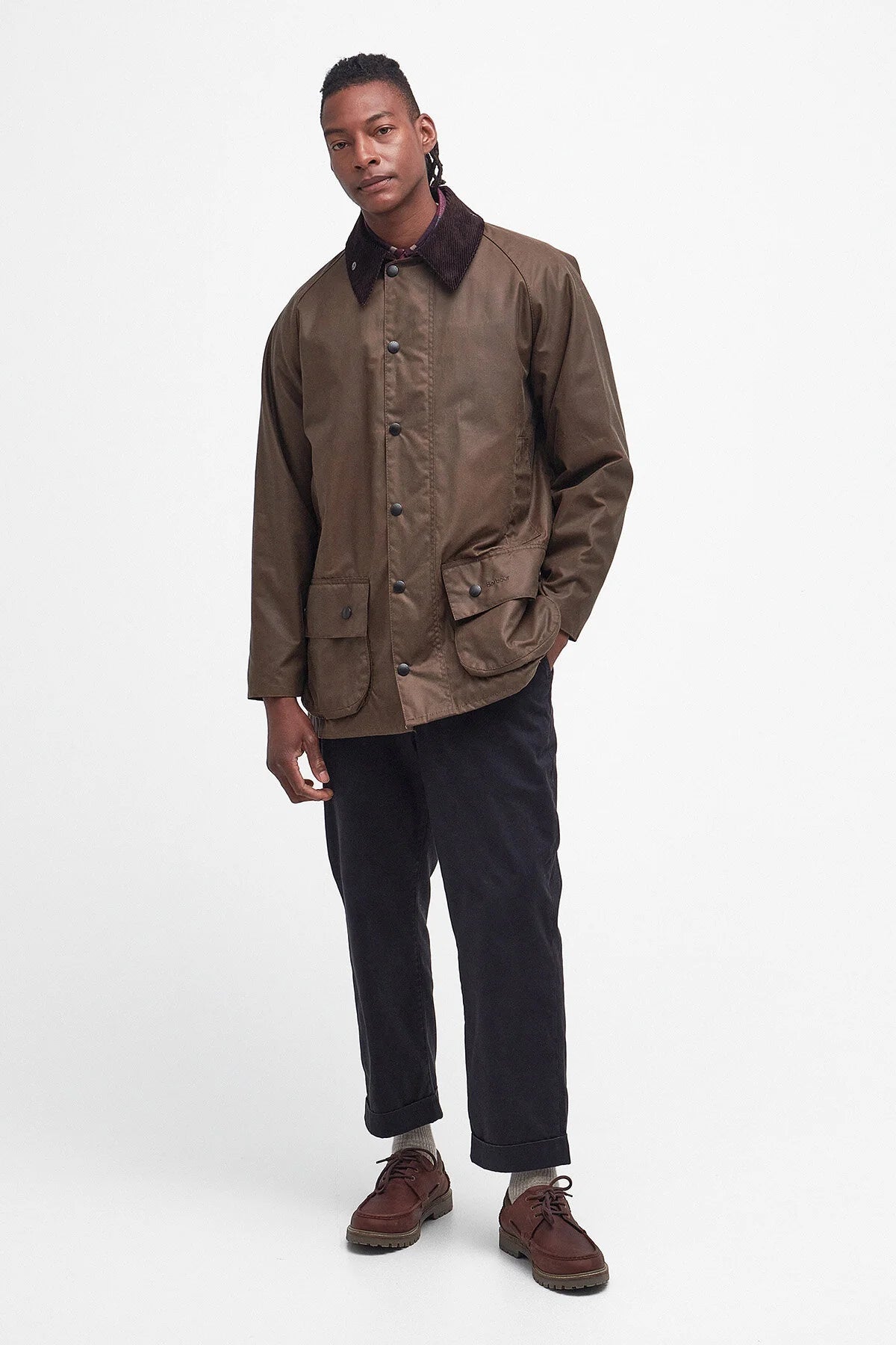 Beaufort Waxed Jacket - BARK