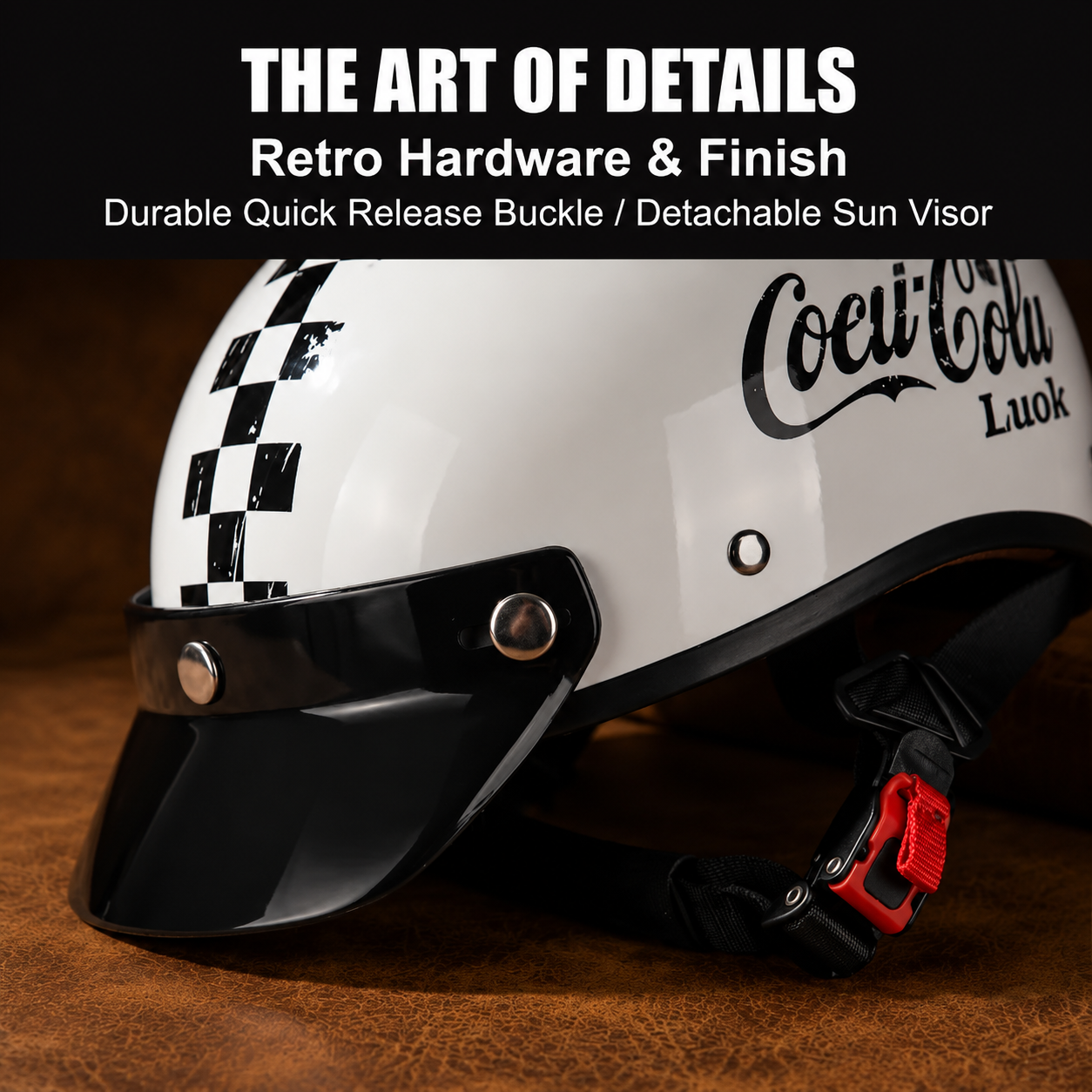 Retro half-helmet, summer travel gear-H47