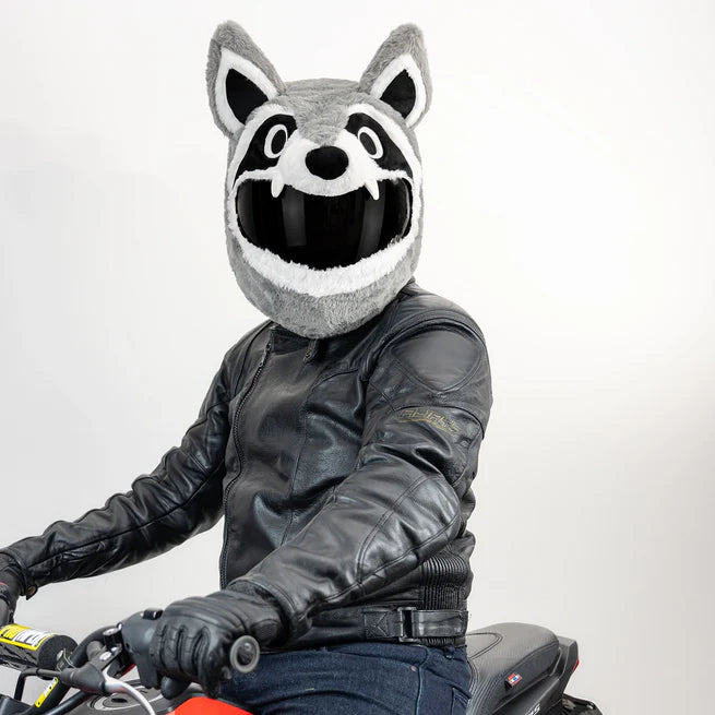 Motorcycle Helmet Cover - Raccoon