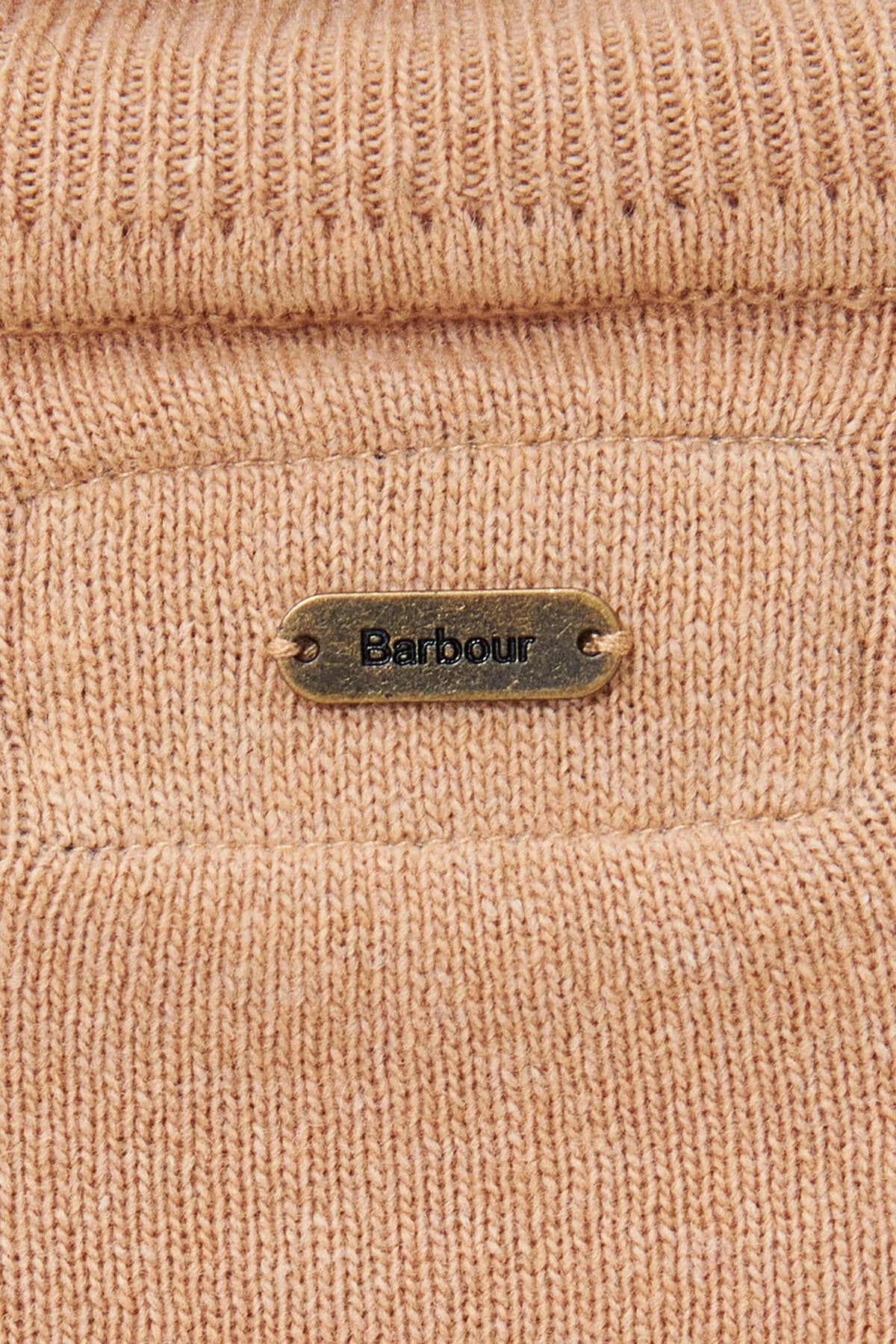 Roll Collar Sweater - CARAMEL HESSIAN TART