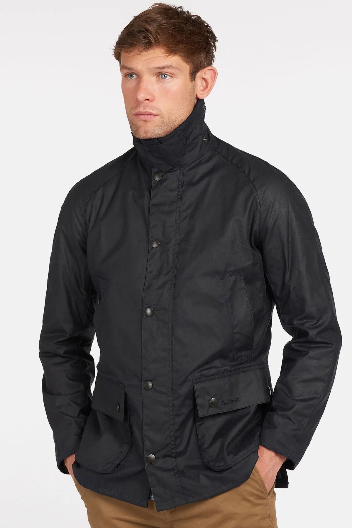 Ashby Wax Jacket - NAVY