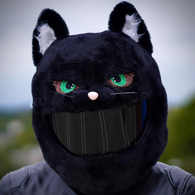 Motorcycle Helmet Cover - Cat