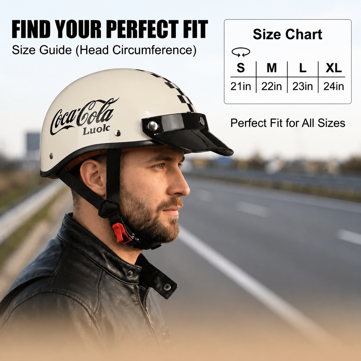 Retro half-helmet, summer travel gear-H47