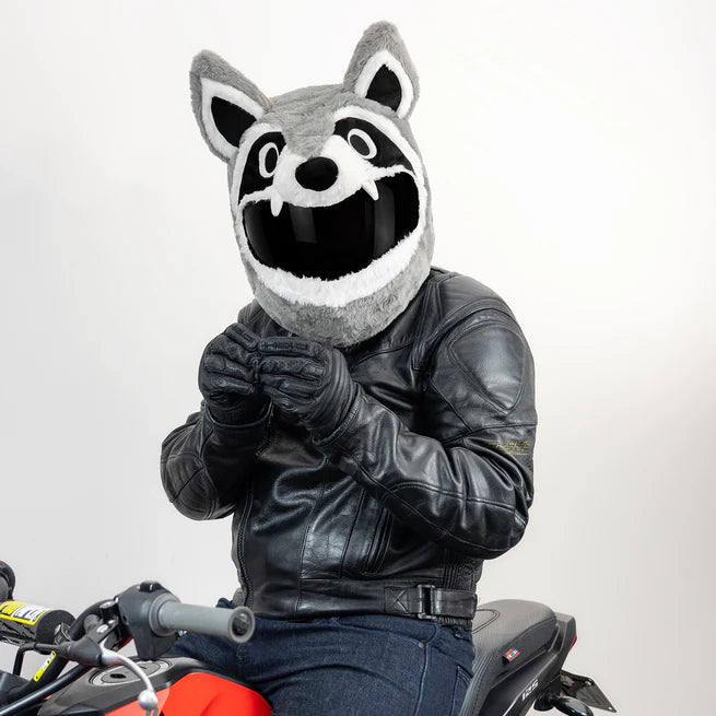 Motorcycle Helmet Cover - Raccoon