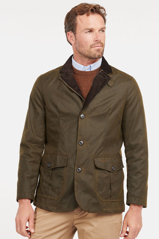 Lutz Wax Jacket - OLIVE