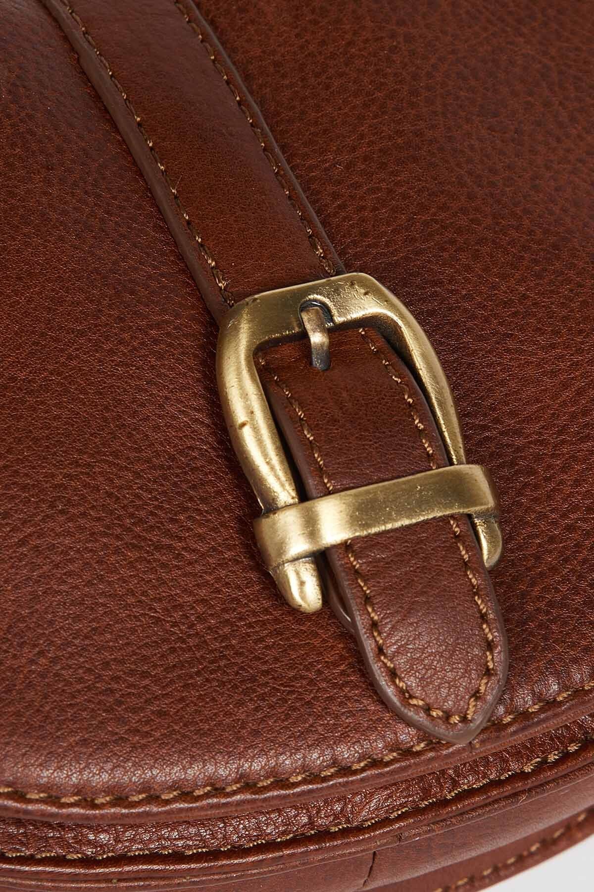 Leather Bag - BROWN