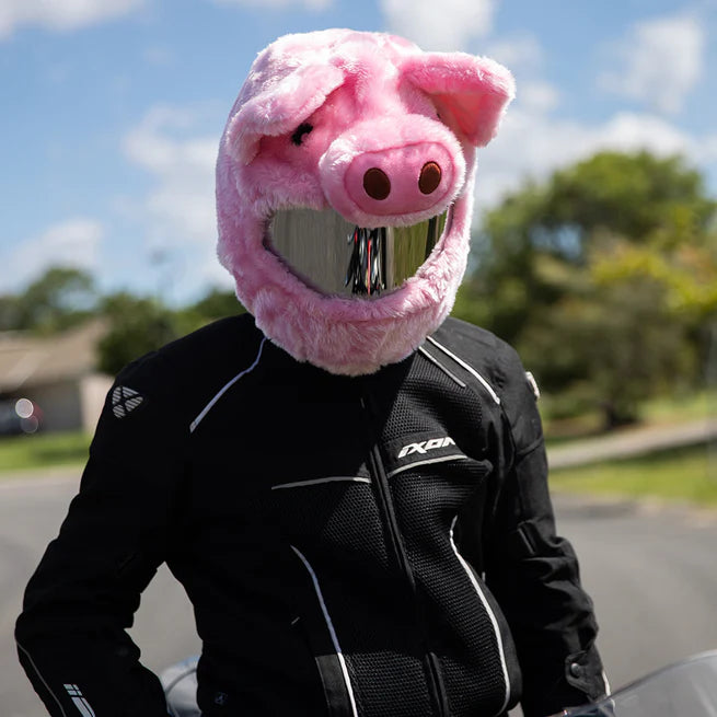 Motorcycle Helmet Cover - Pig
