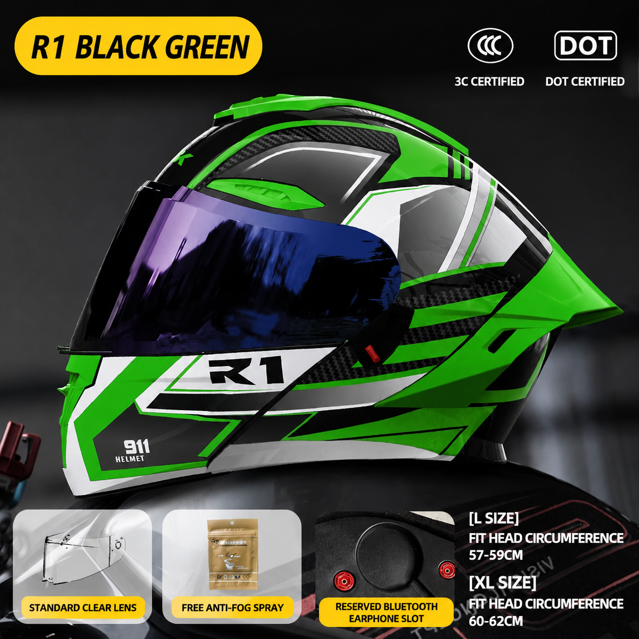 Sport Modular Motorcycle Helmet -H27