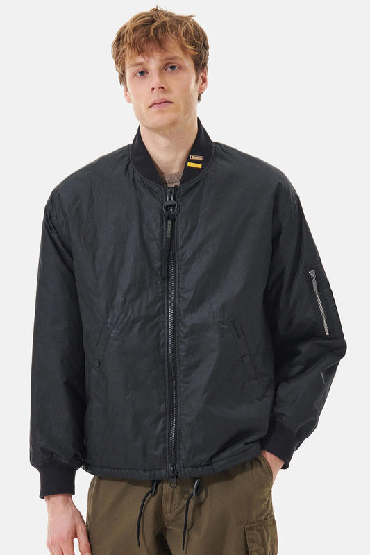 Flyer Wax Field Jacket - BLACK