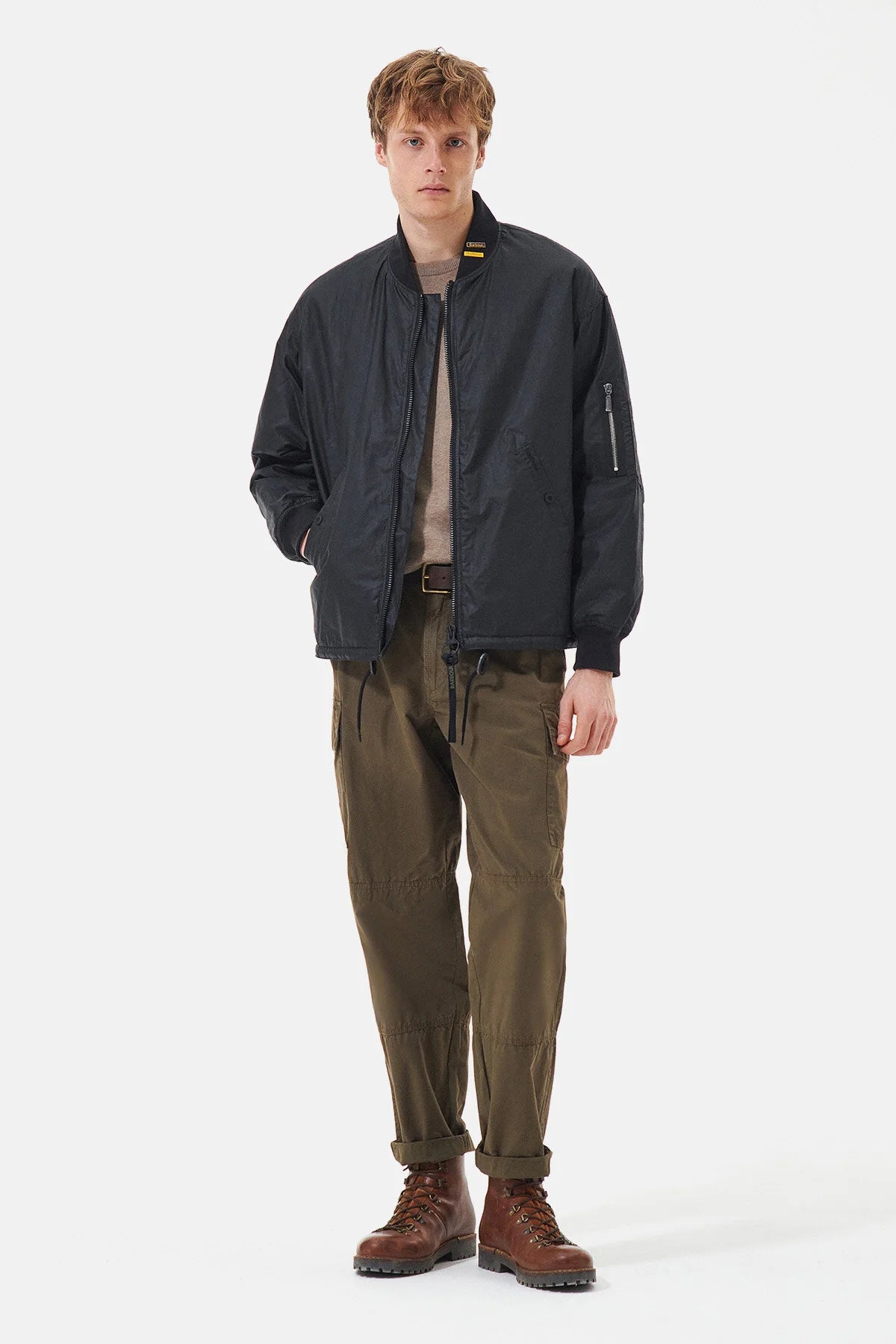 Flyer Wax Field Jacket - BLACK