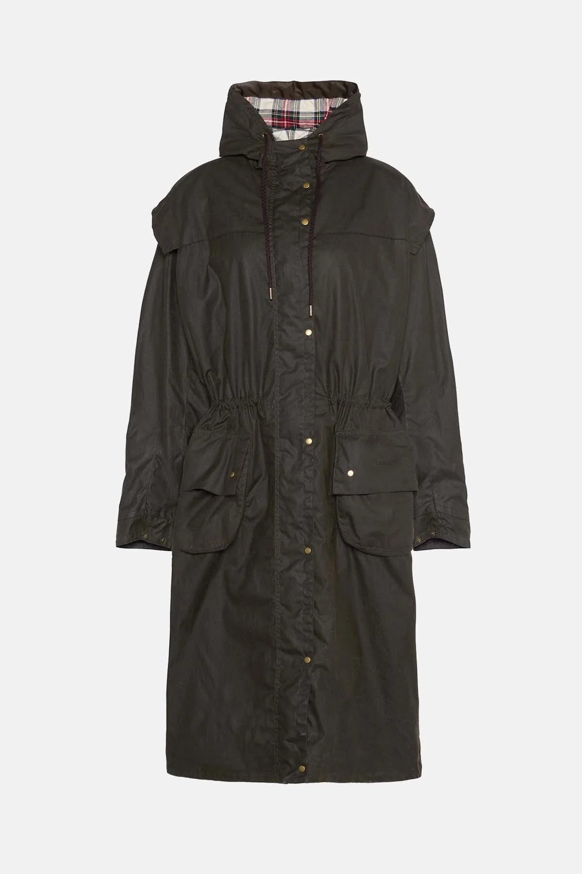 The Edit by Alexa Liam Waxed Parka - OLIVE/DRESS STEWART