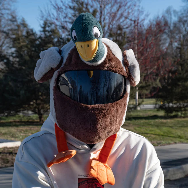 Motorcycle Helmet Cover - Mallard Duck