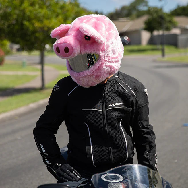 Motorcycle Helmet Cover - Pig