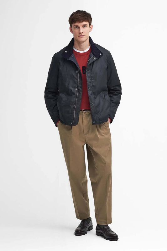 Tarnport Waxed Jacket - NAVY