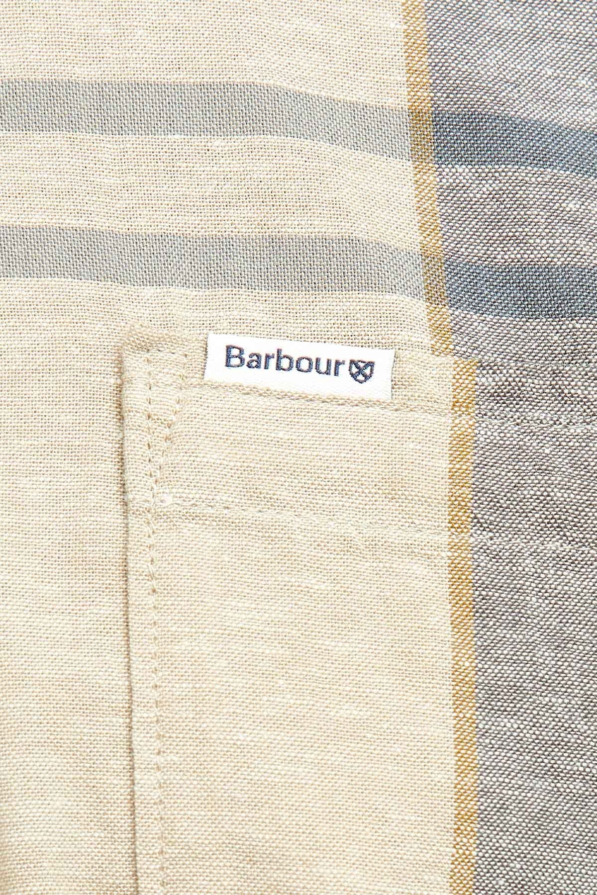 Douglas Short Sleeve Tailored Shirt - AMBLE SAND TARTAN