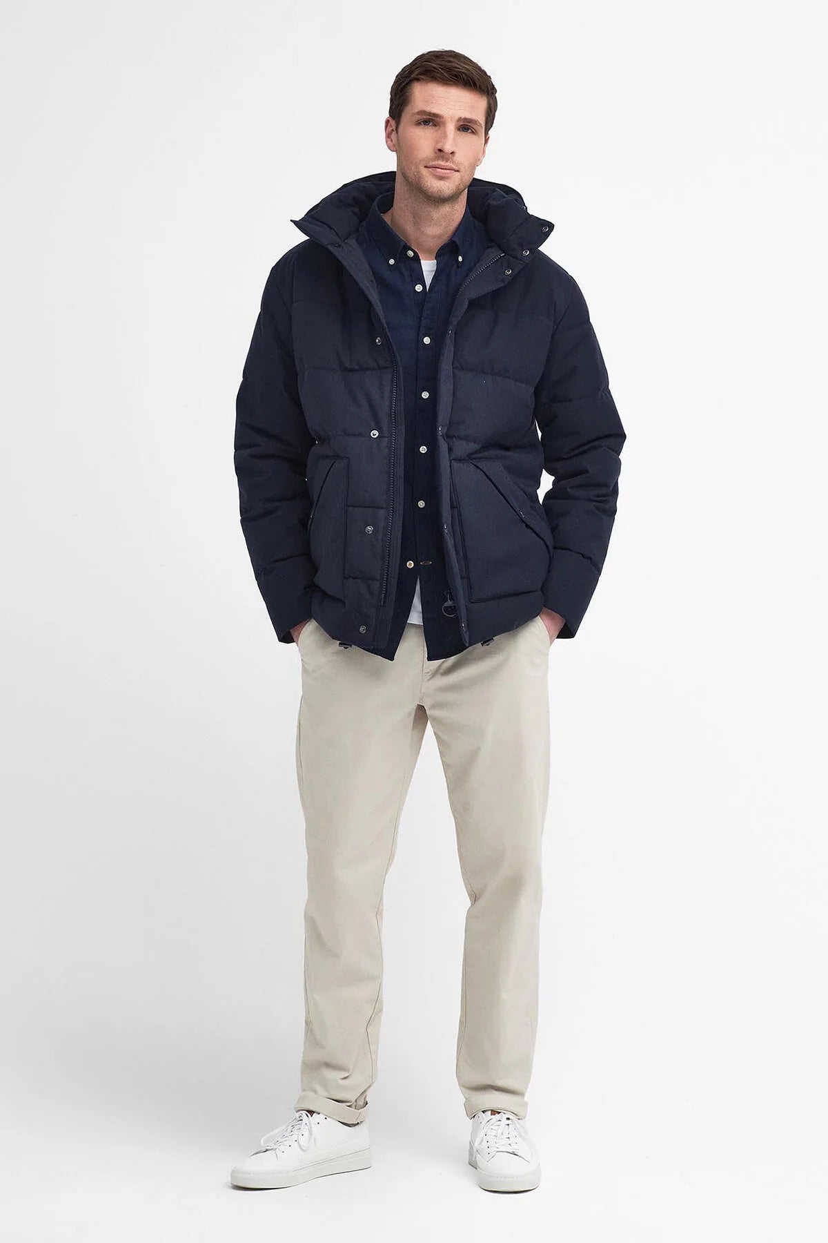 Brampton Puffer Jacket - DARK NAVY