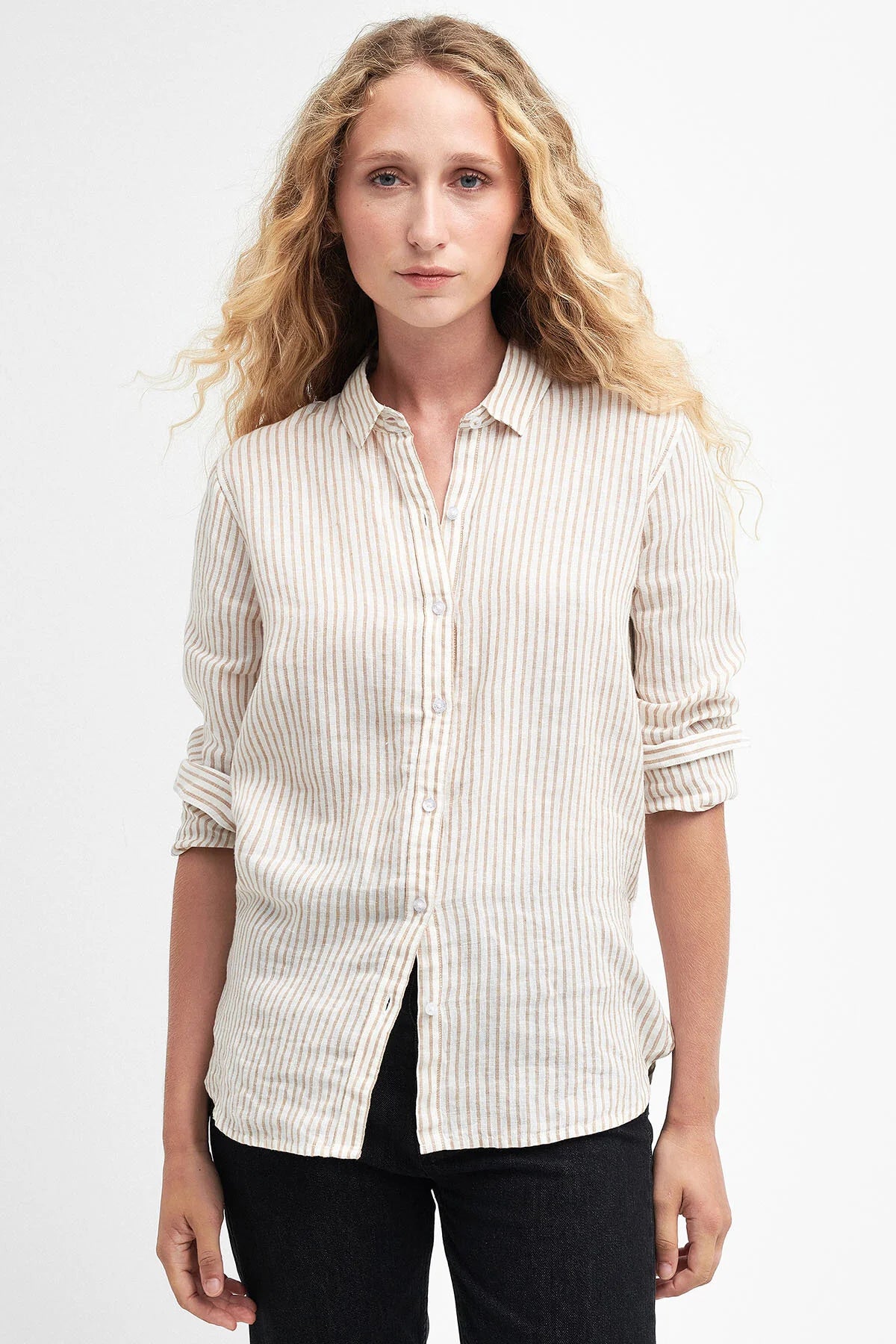 Marine Shirt - TANNIN STRIPE