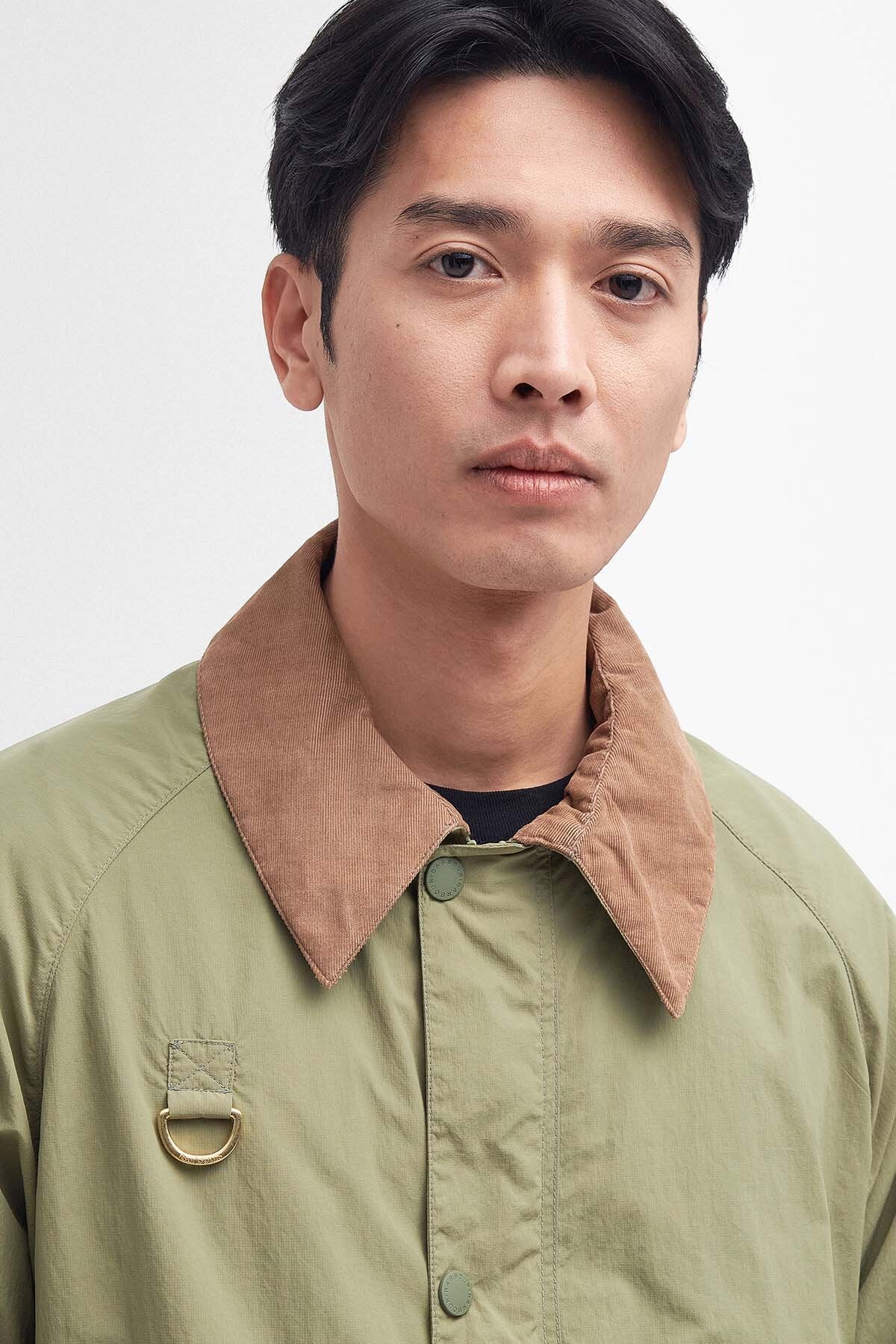 Oversized Spey Showerproof Jacket - BLEACHED OLIVE