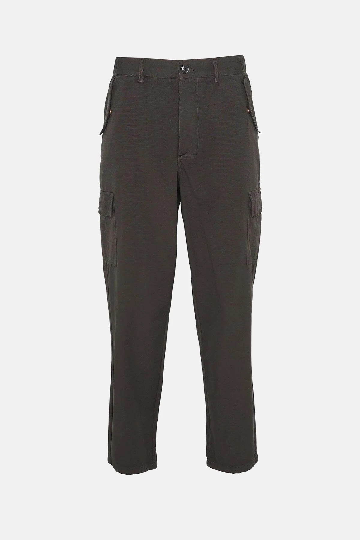 Portland Ripstop Cargo Trousers - BLACK/OLIVE