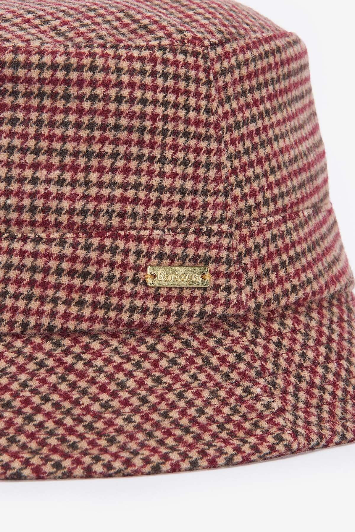 Noelle Puppytooth Bucket Hat - CABERNET MIX
