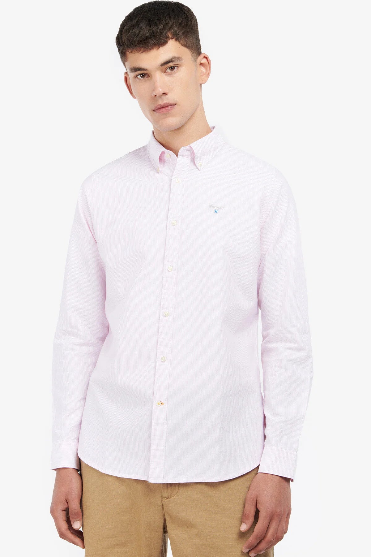 Striped Oxford Tailored Shirt - PINK